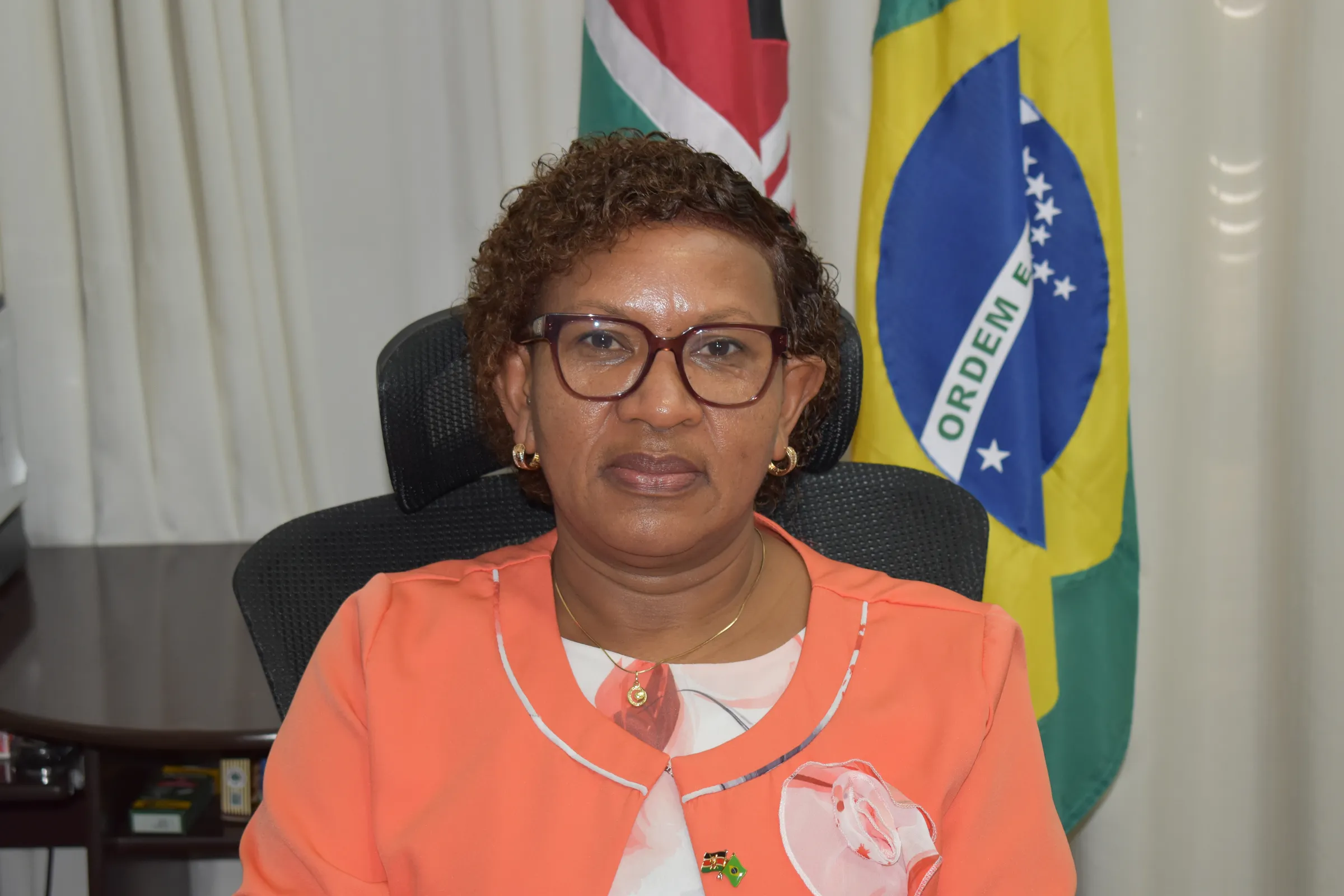 Potrait of Amb. Peris Kariuki, Deputy Head of Mission, Brasilia