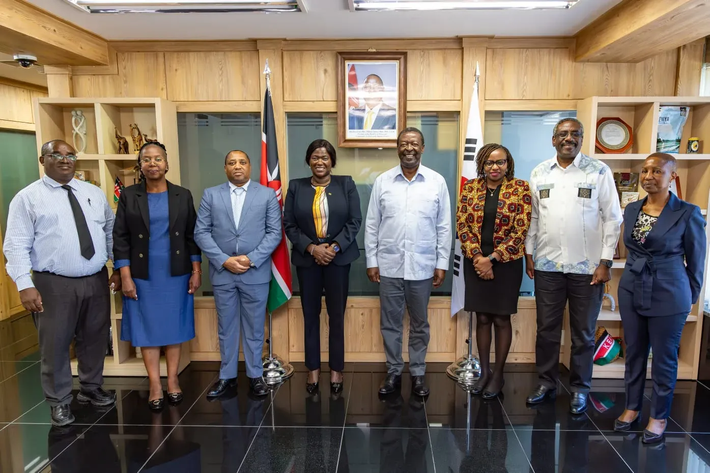 Mudavadi arrives in Seoul ahead of the South Korea, African Foreign Ministers Summit