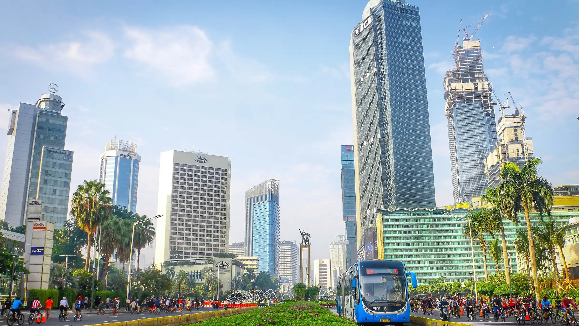 View of Jakarta, Indonesia