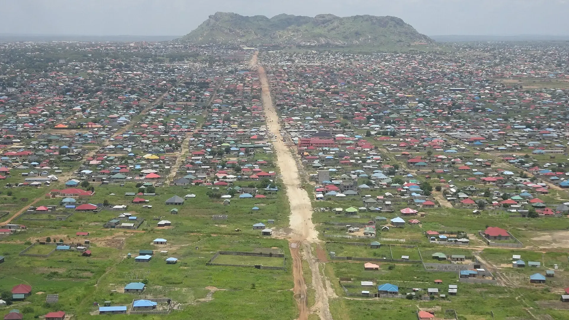 View of Juba, South Sudan